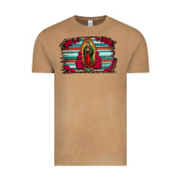 Vintage Camel lady of guadalupe serape and roses Vintage Tee - Jasminsmagicworld