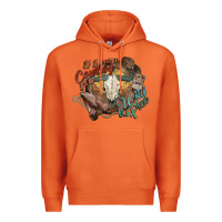 Carrot Cowboy wild and free western Premium Hoodie - HowdyJamesFarm