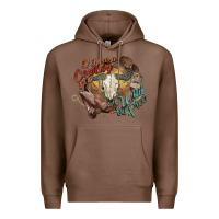 Chestnut Cowboy wild and free western Premium Hoodie - HowdyJamesFarm