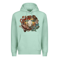 Seafoam Cowboy wild and free western Premium Hoodie - HowdyJamesFarm