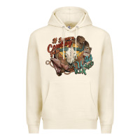 Tofu Cowboy wild and free western Premium Hoodie - HowdyJamesFarm