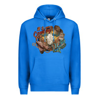 True Royal Cowboy wild and free western Premium Hoodie - HowdyJamesFarm