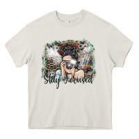 Cream stay focused Heavy Core Tee - SublimationCraftShop