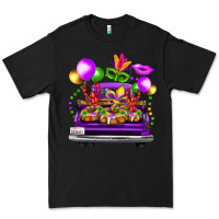 Black mardi gras farm truck Premium Tee - FaDigitalArtStudio