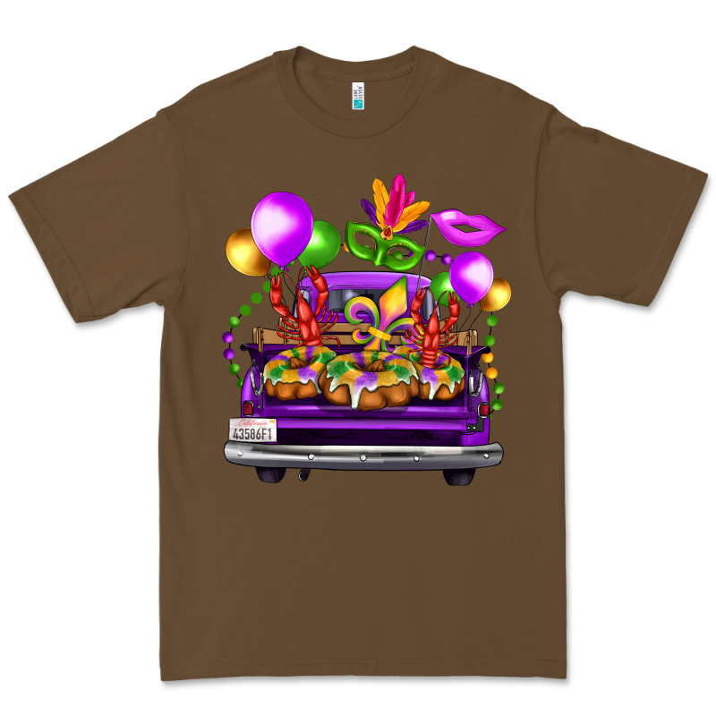 Mardi Gras Farm Truck Premium Tee by FaDigitalArtStudio | Teevron