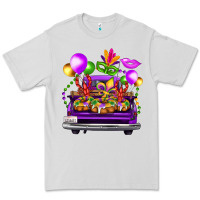 Dove Grey mardi gras farm truck Premium Tee - FaDigitalArtStudio