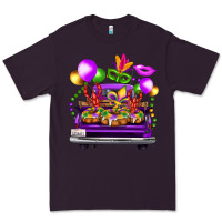 Plum mardi gras farm truck Premium Tee - FaDigitalArtStudio