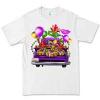 White mardi gras farm truck Premium Tee - FaDigitalArtStudio