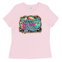 Bubblegum Pink summer vibes Ladies Tee - SublimationCraftShop