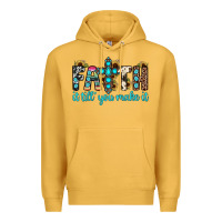 Mustard faith it till you make it Premium Hoodie - JahusDesignShop