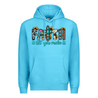 Ocean Blue faith it till you make it Premium Hoodie - JahusDesignShop