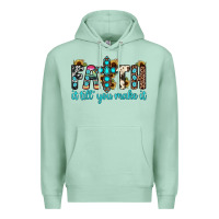 Seafoam faith it till you make it Premium Hoodie - JahusDesignShop