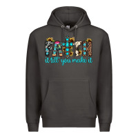 Smoke faith it till you make it Premium Hoodie - JahusDesignShop