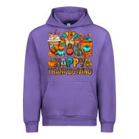 Tulip Happy Thanksgiving Coffee Cups Urban Hoodie - FaDigitalArtStudio