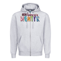 Heather Grey having a menty b Zipper Hoodie - Artiststas
