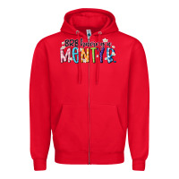 Red having a menty b Zipper Hoodie - Artiststas