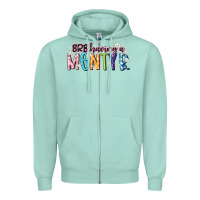 Seafoam having a menty b Zipper Hoodie - Artiststas