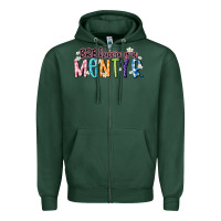Sports Green having a menty b Zipper Hoodie - Artiststas