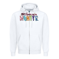 White having a menty b Zipper Hoodie - Artiststas