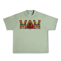 Oil Green mom lady of guadalupe  serape sunflower Urban Heavy Tee - Jasminsmagicworld