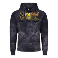 Cloud Black peace love camel Vintage Hoodie - LillyAllenDesigns
