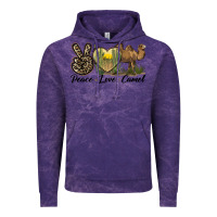 Cloud Purple peace love camel Vintage Hoodie - LillyAllenDesigns