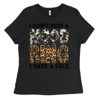 Black i dont need a mood ring i have a face Ladies Tee - CowhideDigitalArt