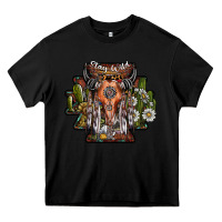 Black stay wild Heavy Core Tee - SublimationCraftShop