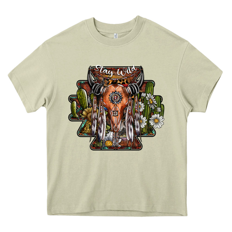 Stay Wild Heavy Core Tee by SublimationCraftShop | Teevron