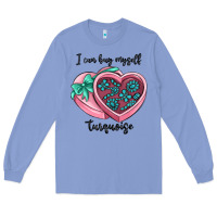 Colony Blue i can buy myself turquoise Long Sleeve Tee - MaliasSmallBusiness
