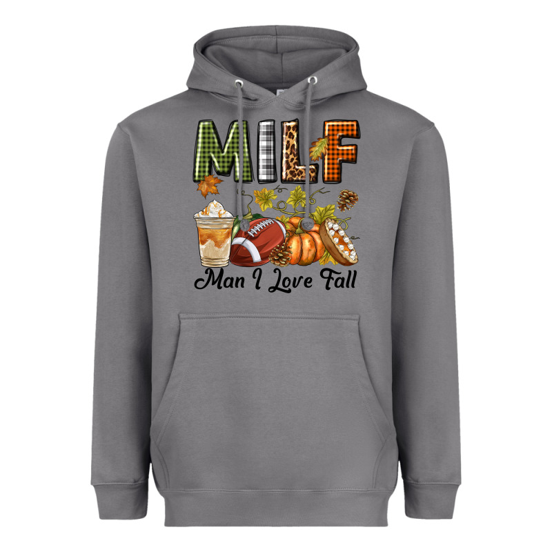 Milf Man I Love Fall Heavyweight Hoodie by texasbilliewilder | Teevron