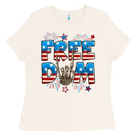 Bone Freedom rock hand Ladies Tee - Neo Western