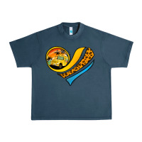 Midnight Navy school bus heart Urban Heavy Tee - Jasminsmagicworld