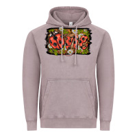 Vintage Zinc ladybug one background Vintage Hoodie - BarkalooDesign