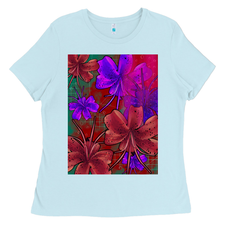 Floral Pattern Ladies Tee by JahusDesignShop | Teevron