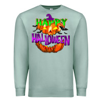 Seafoam Happy Halloween Premium Sweatshirt - NancyCooperArtShop