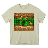 Mossy St. Patrick's Day shamrock leopard Heavy Core Tee - Neo Western
