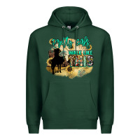 Sports Green Pretty girls walk like this Premium Hoodie - HowdyJamesFarm