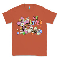 Copper he lives with bunnys and eggs Classic Tee - MaliasSmallBusiness