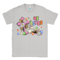 Moon Dust he lives with bunnys and eggs Classic Tee - MaliasSmallBusiness