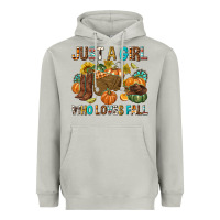 Moon Dust Just a Girl Who Loves Fall Heavyweight Hoodie - texasbilliewilder