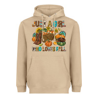 Mushroom Just a Girl Who Loves Fall Heavyweight Hoodie - texasbilliewilder