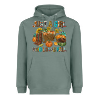 Sage Just a Girl Who Loves Fall Heavyweight Hoodie - texasbilliewilder