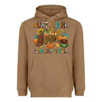 Toasted Coconut Just a Girl Who Loves Fall Heavyweight Hoodie - texasbilliewilder