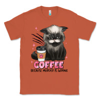 Copper coffee because murder is wrong grumpy cat Classic Tee - JahusDesignShop
