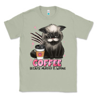 Matcha coffee because murder is wrong grumpy cat Classic Tee - JahusDesignShop