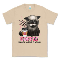 Mushroom coffee because murder is wrong grumpy cat Classic Tee - JahusDesignShop