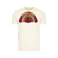 Vintage Arctic lady of guadalupe rainbow Vintage Tee - Jasminsmagicworld