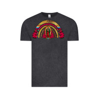 Vintage Black lady of guadalupe rainbow Vintage Tee - Jasminsmagicworld