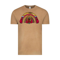 Vintage Camel lady of guadalupe rainbow Vintage Tee - Jasminsmagicworld